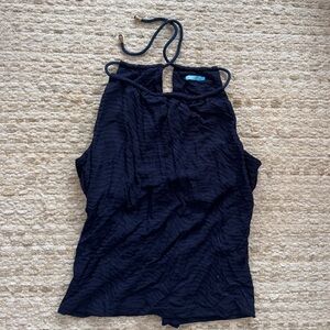 J. McLaughlin Navy Halter Top